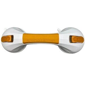 Drive medical white orange suction cup grab bar release levers adjustable READ